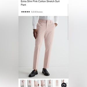 EXPRESS Extra Slim Cotton Stretch Suit Pants